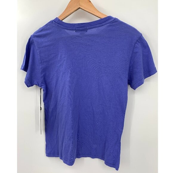 Wildfox Every Hour is Happy Hour Blue Tee Shirt XS - Picture 4 of 6